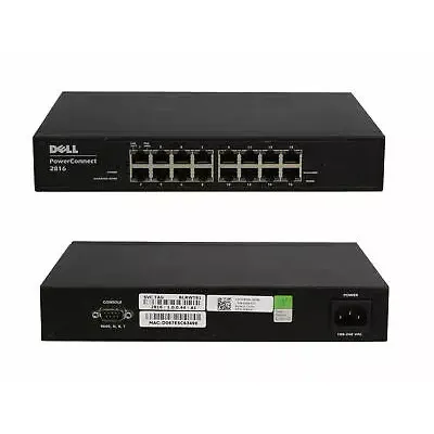 Dell PowerConnect 2816 16 Port Ethernet Managed Switch 0C833K